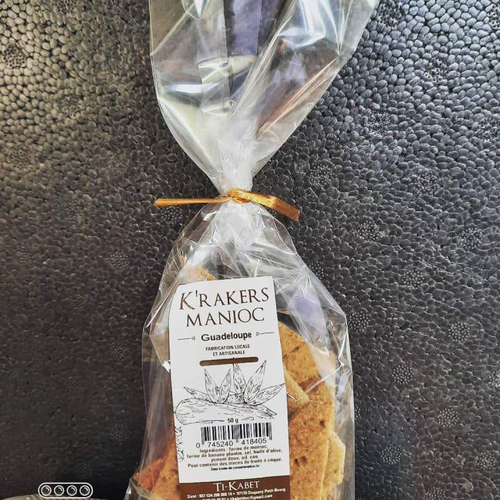 Krakers manioc la Kassaverie Guadeloupe