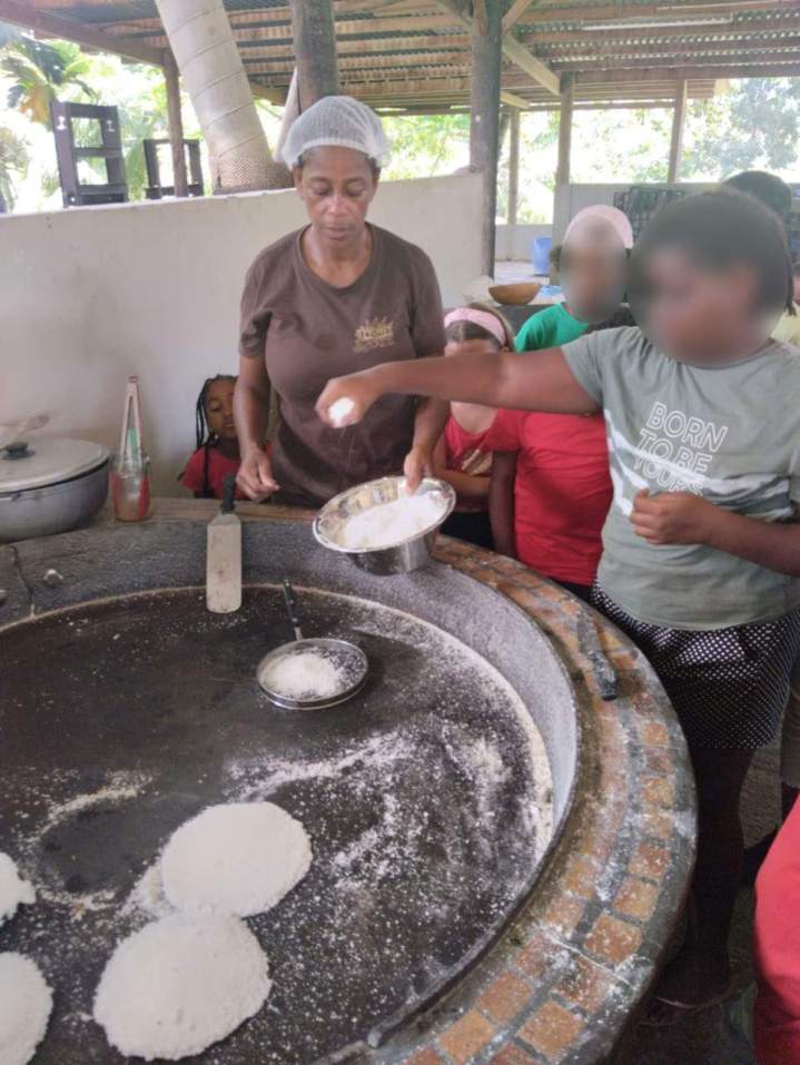 Préparation de kassave Guadeloupe